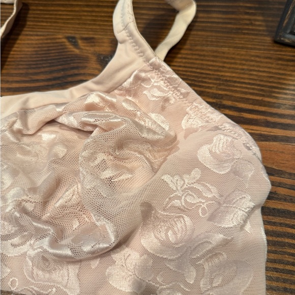 Wacoal 85276 Awareness Full Figure Seamless Wire Free Bra Nude Size 38DD Beige - Picture 6 of 10